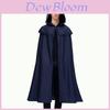Medieval Fantasy Cloak With Hood For Cosplay And Themed Parties