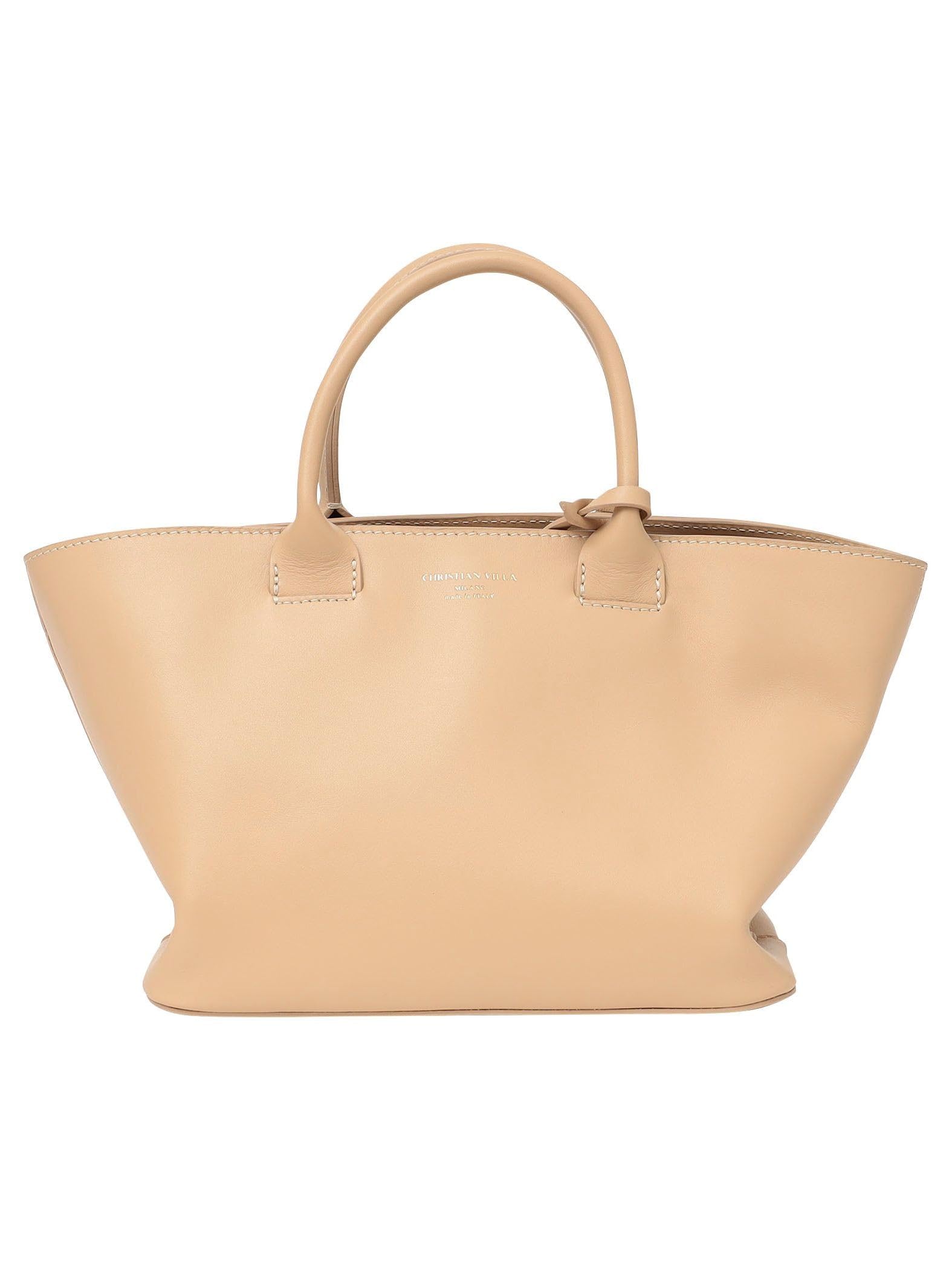 Ships Women s Christian Villa Back Tuck Tote Bag, 2024 SpringSummer Collection, 310001137, Beige, One Size