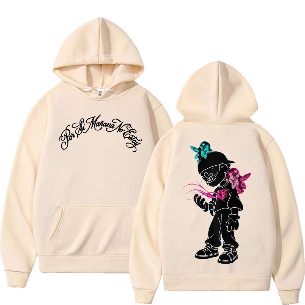 Rapper Omar Courtz Porsi Manana No Estoy Tour New Album Hoodies Men Women Fashion Aesthetic Sweatshirt Pullovers Streetwear