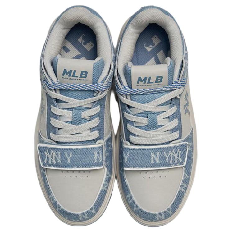MLB New York Yankees Height Increasing Mid Top Skateboard Shoes Unisex 3ASXMDM6N-50BLS