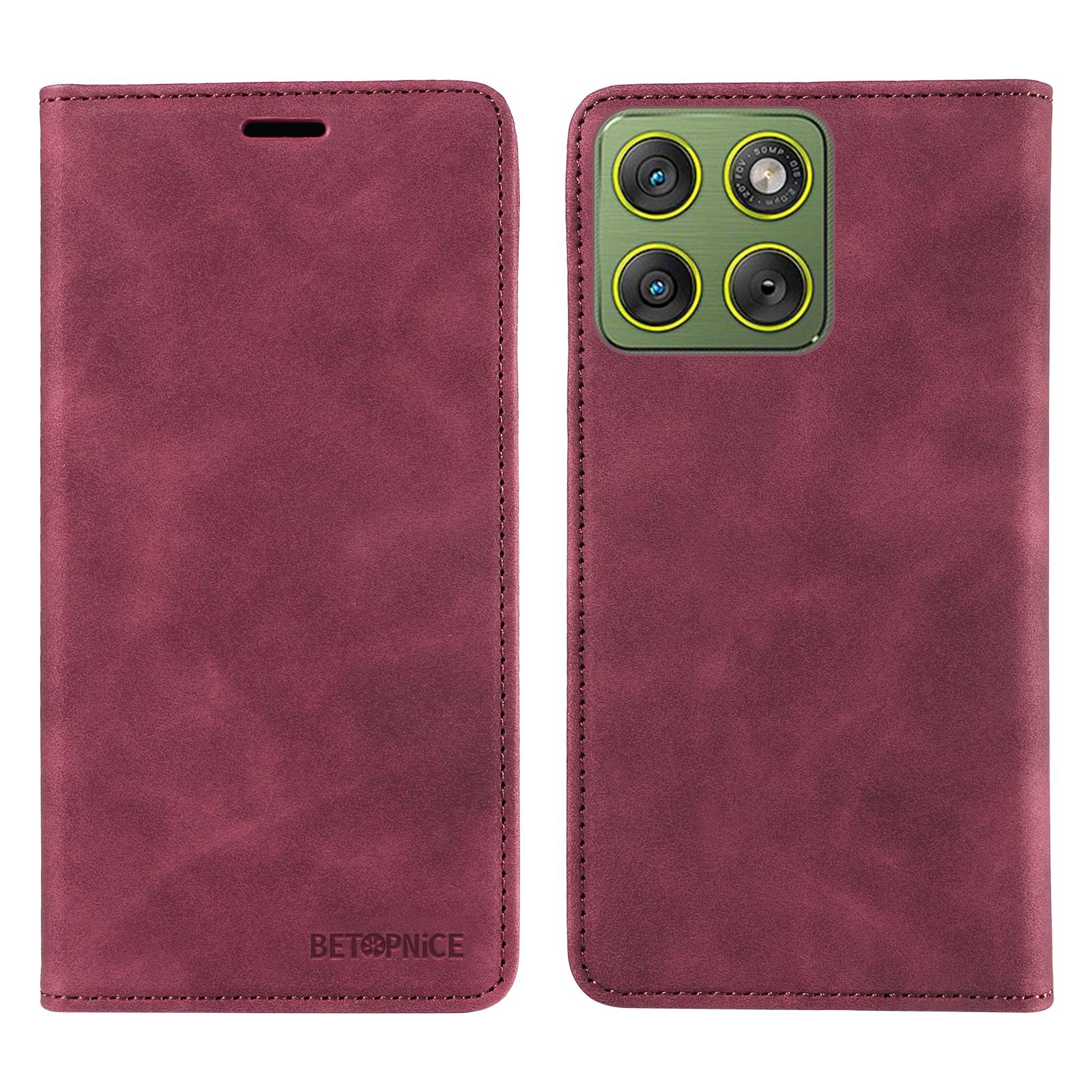 

For Motorola Edge 70 5G Case BETOPNICE Magnetic Closure RFID Blocking Wallet Stand Leather Phone Cover