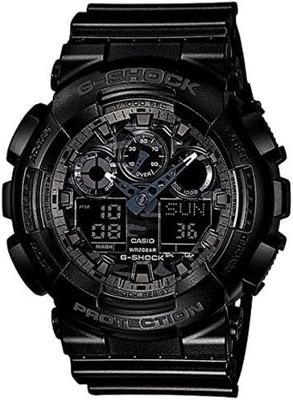 Reloj Camuflaje Serie Esfera Camuflaje 20 ATM Resistente al Agua Correa de Plástico para Hombre G-SHOCK Analógico-Digital (GA-100CF-1A, GA-100CF-1A9, GA-100CF-8A,