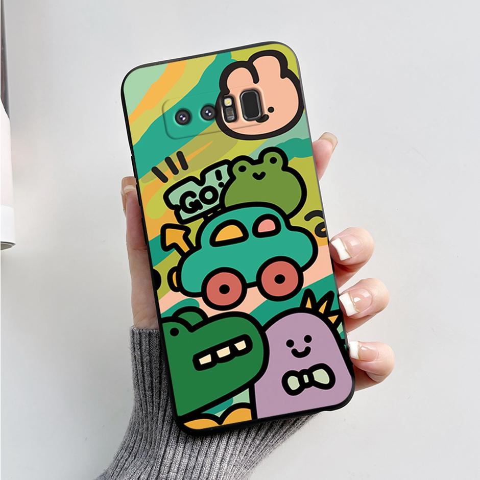 Cases For Samsung Galaxy Note8 Protection Back Covers Soft Silicone Cases For Samsung Note 8 Fashion Cartoon Printed Phone Coque
