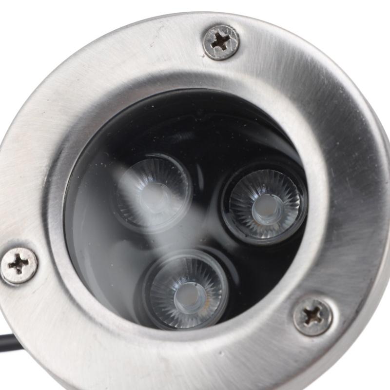 Pond Light 3W LED Stainless Steel IP68 Waterproof Energy Saving Submersible Spotlight For Fountain Underwater Pool