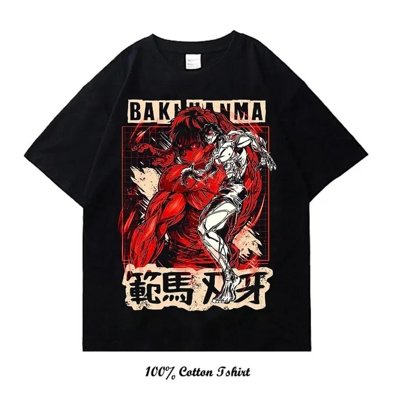 Tricou Anime Japonez Baki Hanma The Grappler cu Imprimeu Grafic Mânecă Scurtă Gât Rotund Mărimi Mari Tricou Femei