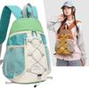 Drawstring Student Schoolbag Color Contrast Backpack Outdoor Sports Backpack