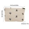 Multi-functional Bow Cosmetic Bag Embroidery Sanitary Napkin Storage Bag Sweet Toiletry Bag  Women