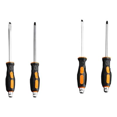2Piece Antislip Magnetic Screwdriver Set With Striking Head for Stucked Screws Electronic and Auto Work, Household Fixes