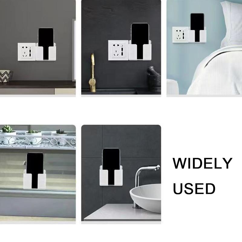 Universal Mobile Phone Wall Holder Cellphone Charge Hook Hanging Stand Bracket Hooks Charging Dock