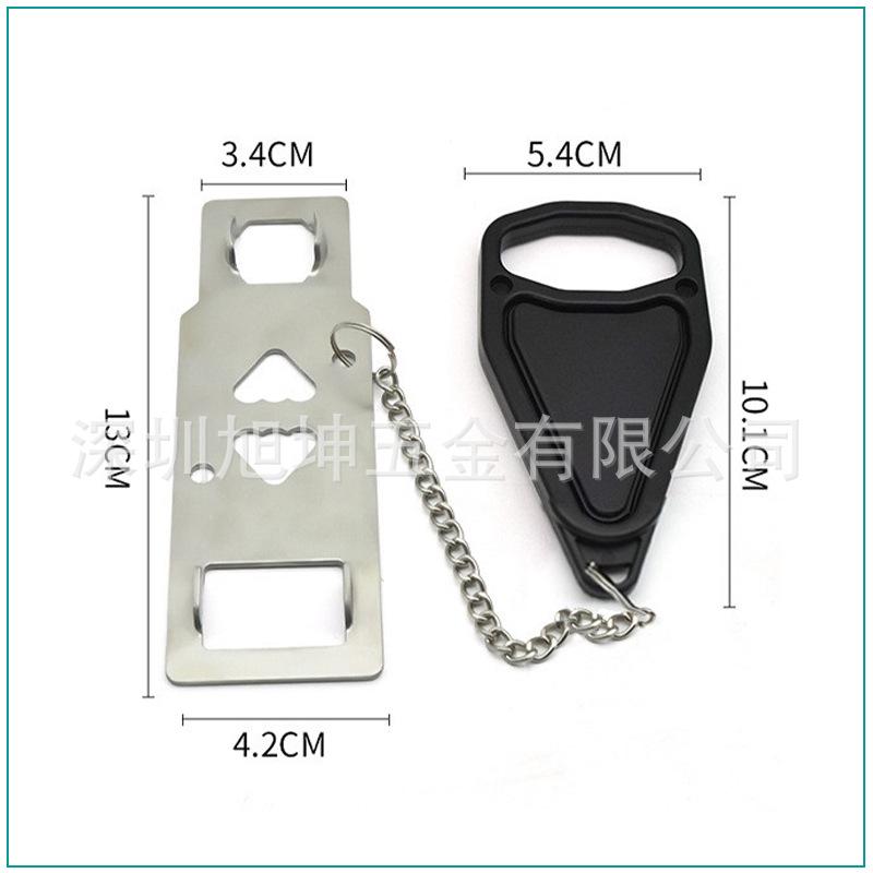 Portable Double-Headed Anti-Theft Door Lock & Stopper