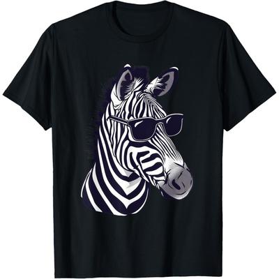 Camiseta de Gafas de Sol de Cebra