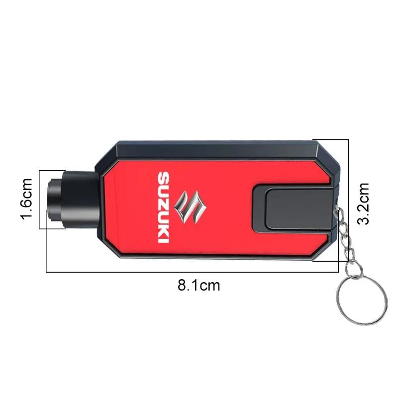 For Suzuki Swift Sport Jimny Alto Grand Vitara 1Pcs Multifunctional Car Safety Hammer Emergency Window Breaker Safety Supplies