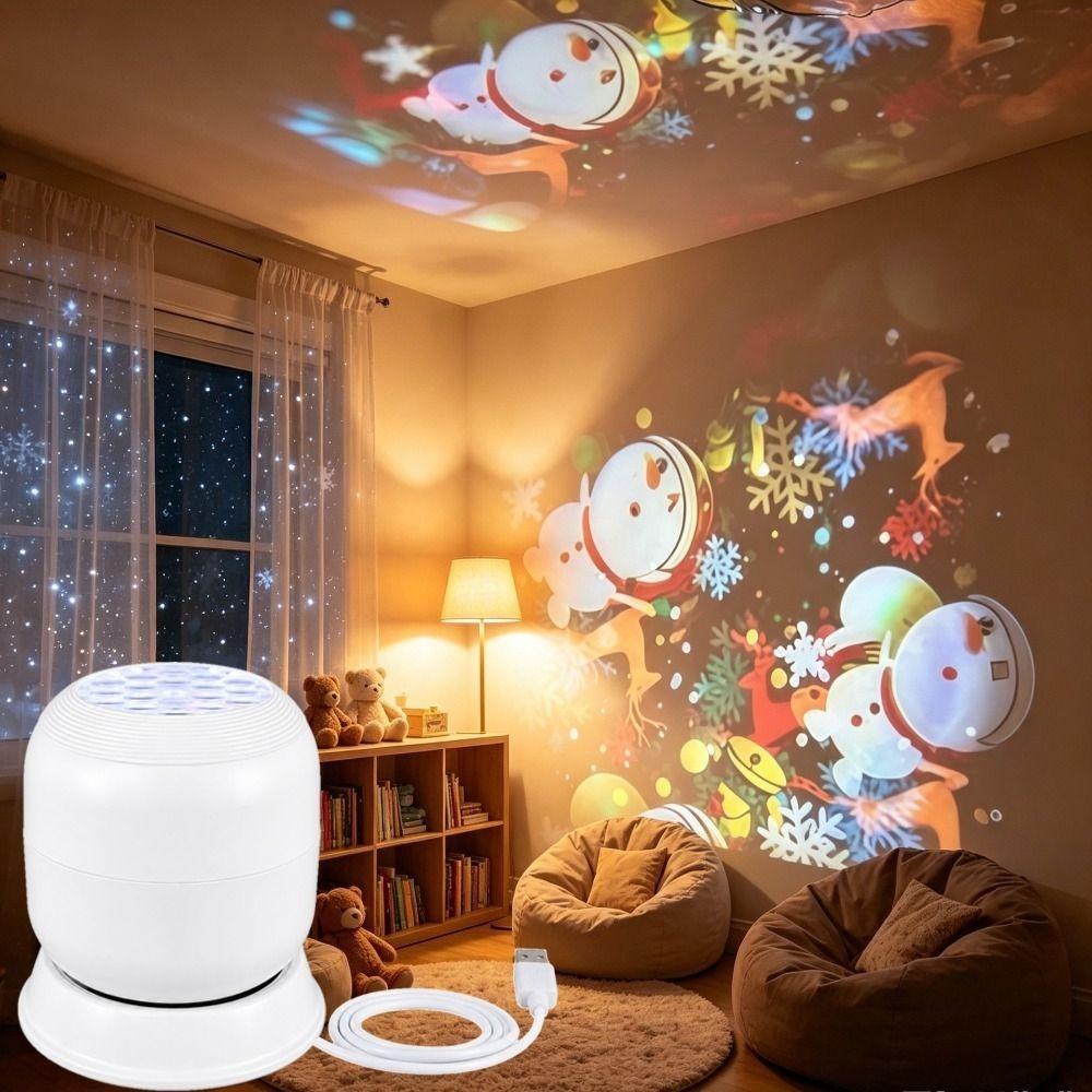 Ocean World Dreamy Ocean Projector USB Rechargeable Projector Lamp Bedroom Decoration