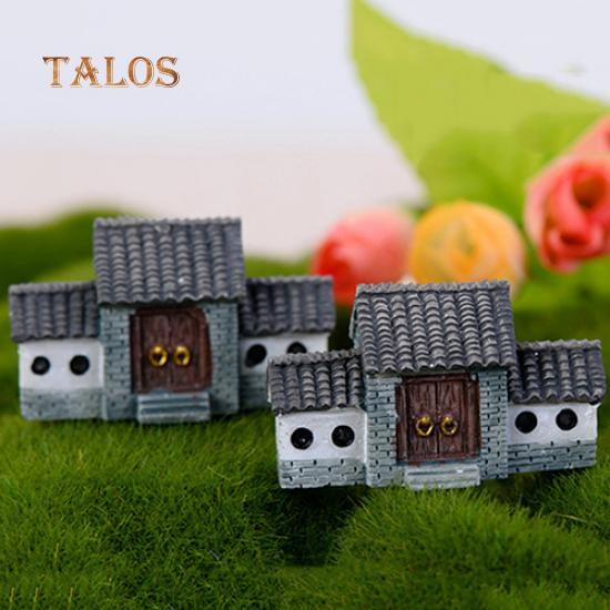 Dockskåpsminiatyrer DIY Hus Villa Skogälva Planterare Trädgård Hem Balkong Dekor