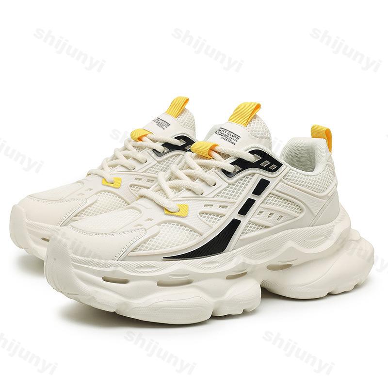 

Sports Casual Shoes for Men 2026 New Style Summer Mesh Breathable Comfortable Low Top Thick Soled Shoes N slip Chunky sneakers 44