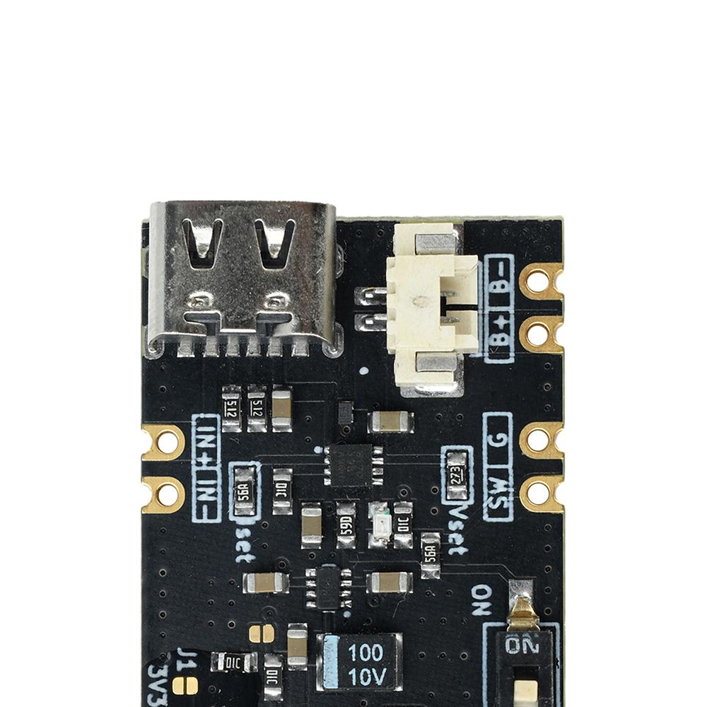 1PCS/5PCS Low Heat High Efficiency UPS Power Module 3.3/5V 1.5A/1A Type C for STM32 ESP32 Lithium Battery Charger