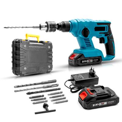 Electric Cordless Screwdriver Multifunctional Rotary Hammer Electric Demolition Hammer Impact Drill
