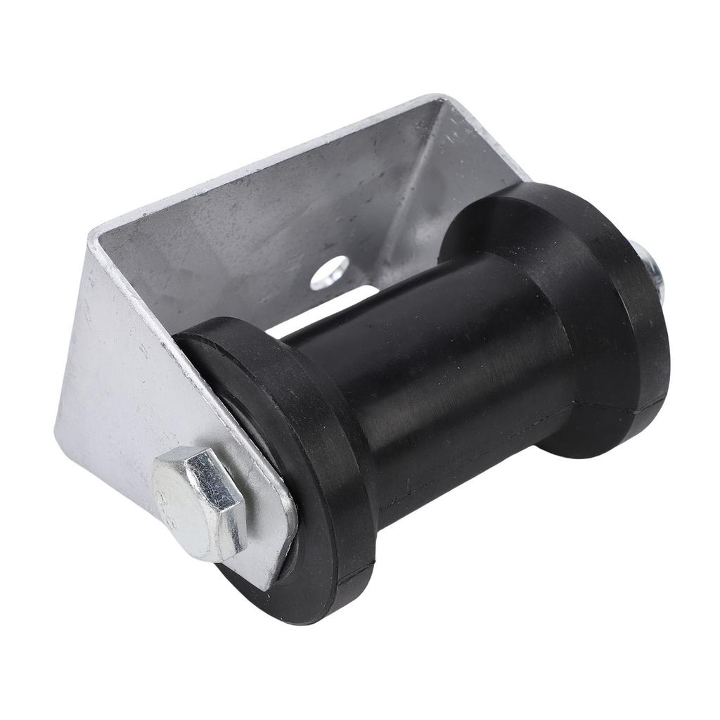 4 Inch Boat Trailer Roller with Panel Bracket Rubber Keel Roller Assembly Kit for Boat Yachts Ships