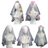 Flower Studded Bridal Veil for Bride To Be Gift, Bridal Shower, Wedding Veil
