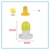 10PCS Interior Light T3 COB Wedge LED Auto Instrument Bulbs 12V Automóveis Car Styling Rosa Verde Azul Vermelho Amarelo Branco