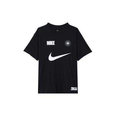 Alphabet Logo Print Short-Sleeve Basketball Jersey Men Tops Black FJ2307-010