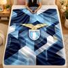 Flannel BlanketLazio FC Warm Soft Throw Blanket for Indoor Sofa Bed Living Room Use