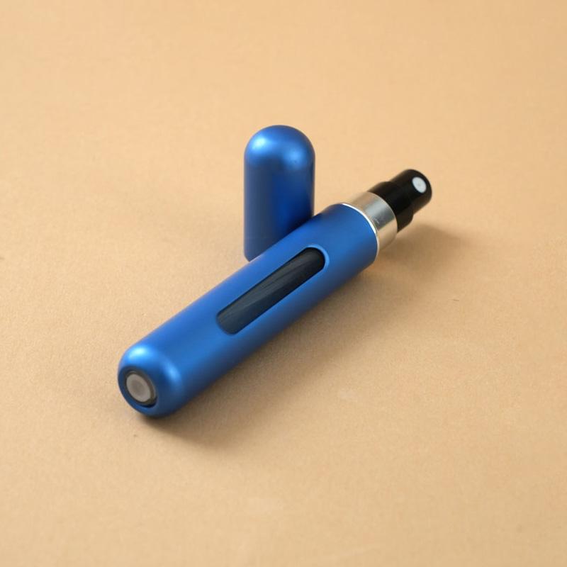 10 ml refillable perfume spray bottle, portable travel size, unscented, PVC-free, metal and plastic , spray bottle for p