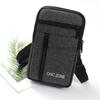 Single Double Layer Men Phone Pouch Waterproof Cellphone Bag Phone Waist Bag  Outdoor Phone Storage