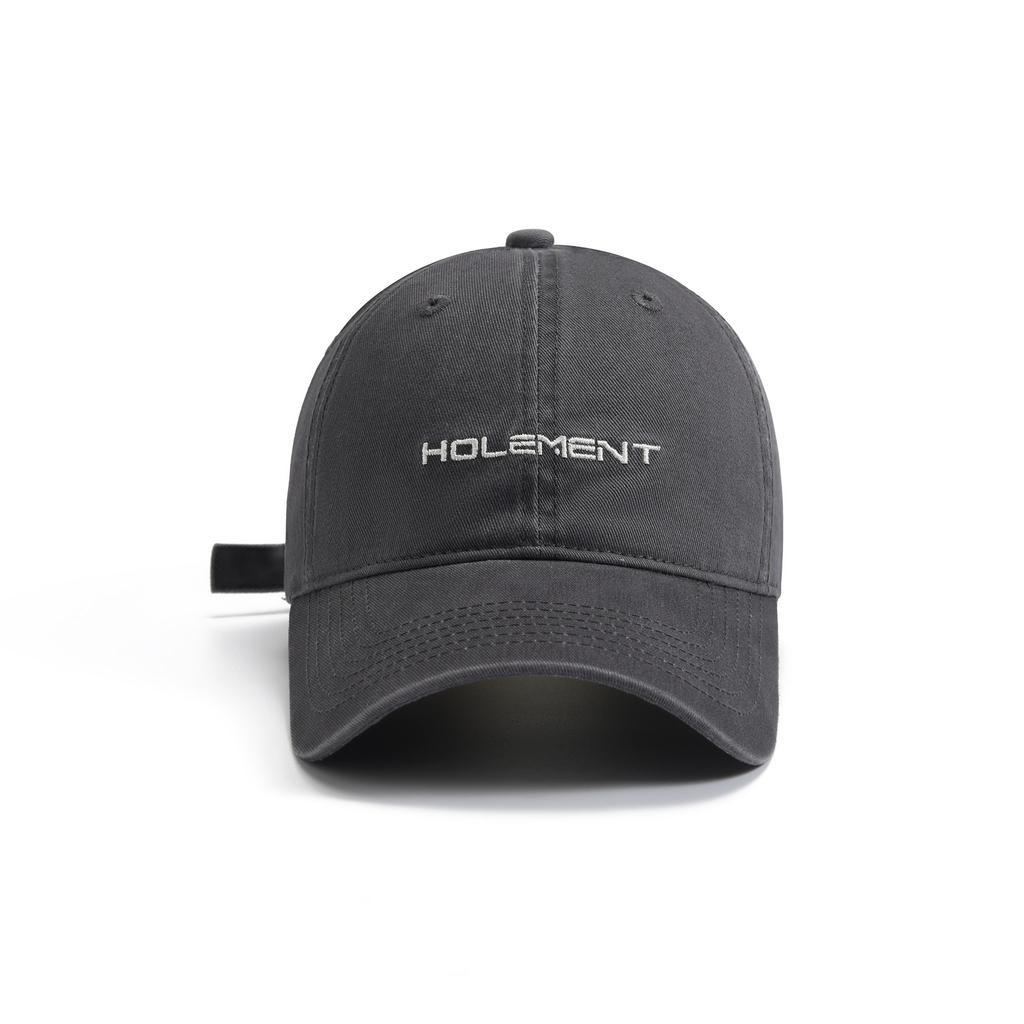 Fashion Hat Simple washed alphabet baseball cap Women's spring summer dopamine big head circumference wide brim cap Casual versatile trendy hat