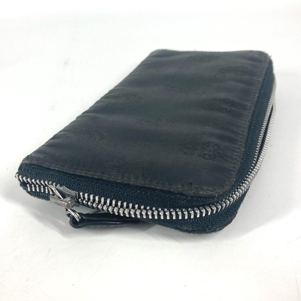 CHROME HEARTS logo Zip Around Long Wallet Long Wallet Nylon Black