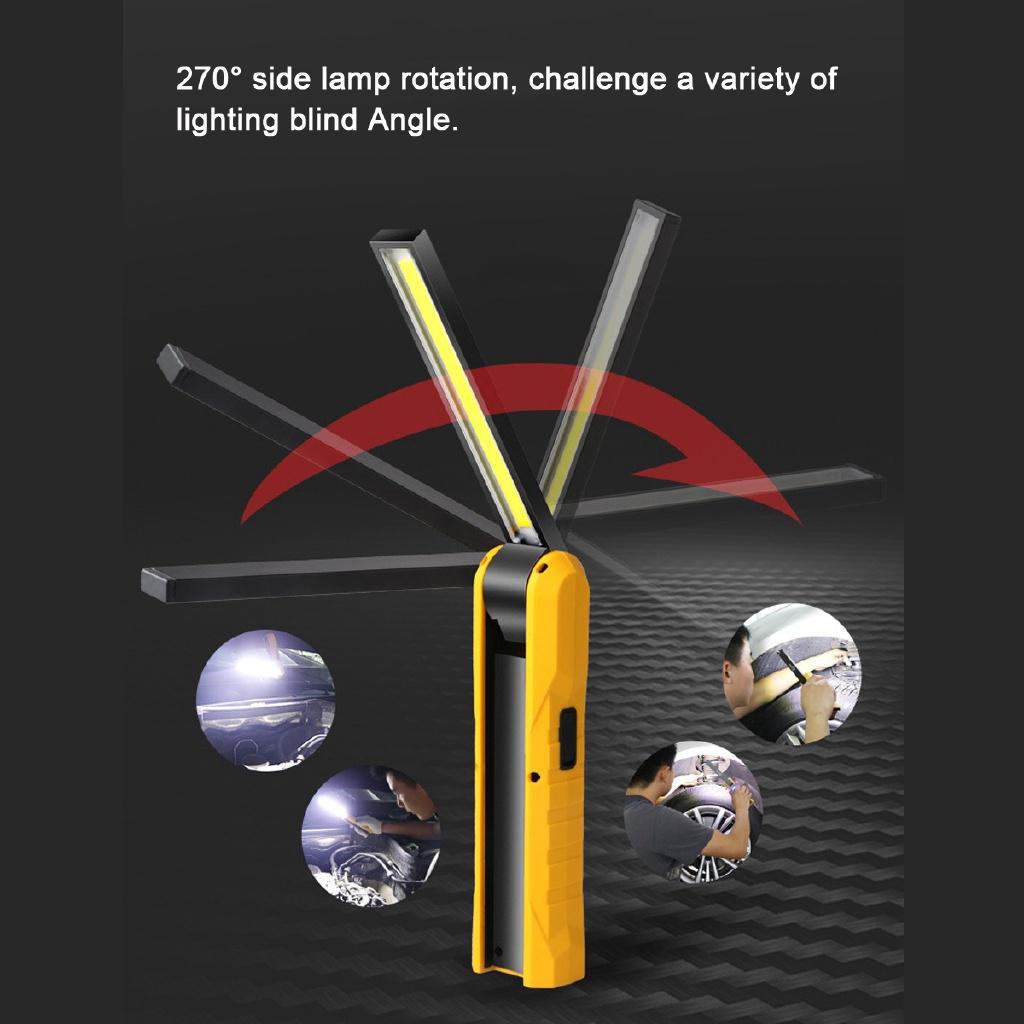 10W Led Work Light Portable COB Worklight Lamp Work Lamp Werklamp Flashlight XPE Working Light Searchlight USB