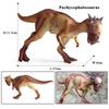 Kids' Jurassic Dinosaur Toy Model: Pachycephalosaurus, Stygimoloch & T-Rex.