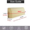 Funda de cama a prueba de polvo, funda de cabecera suave al tacto, protección trasera, elástica, todo incluido, suministros para el hogar de moda
