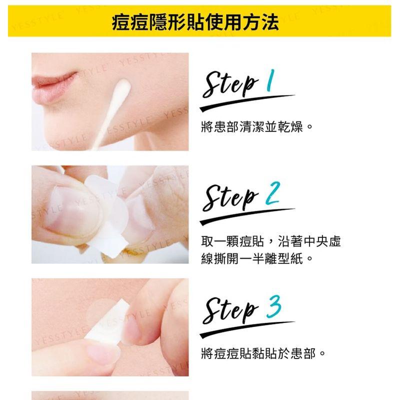 DermaAngel - Denní náplasti na akné s kyselinou salicylovou Plus 24 ks