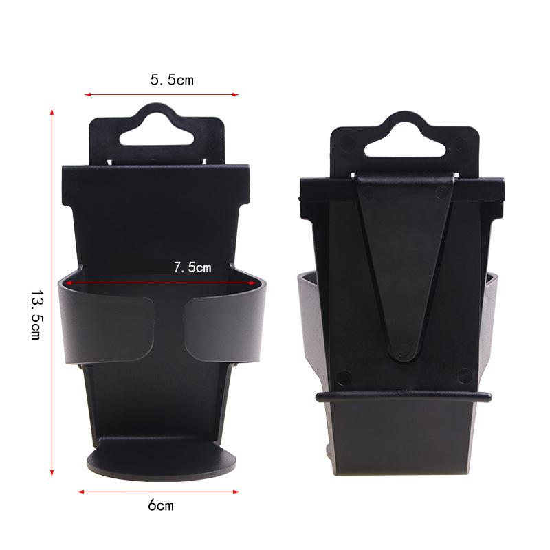 Car Cup Holder Universal Adjustable Black Truck Door Mount Drink Bottle Stand