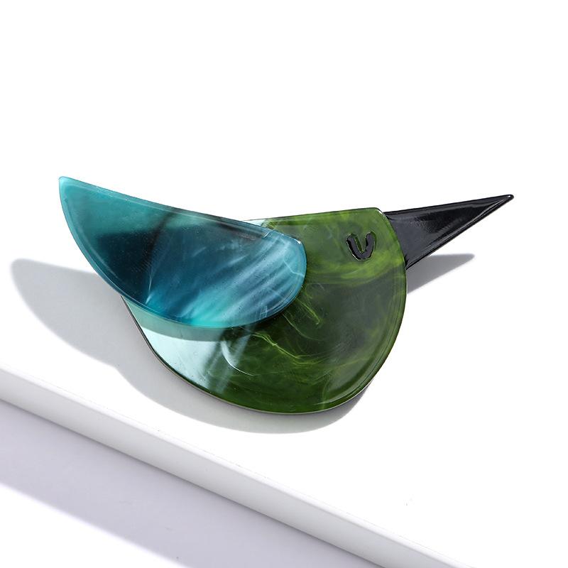 SKEDS Fashion Cute Bird Acrylic Brooches For Women Men Cartoon Vintage Badges Lapel Pins Unisex Clothes Coat Animal Brooch Pin