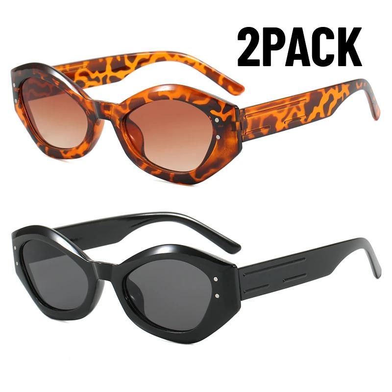 1PACK Luxury Cat Eye Women Sunglasses Small Frame Oval Glasses Female Trendy Eyewear Fashion Brand Shades Oculos De Sol