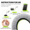FADVAN V Shape Lashes 2D 3D 4D 5D W Eyelashes Extension Matte Black D Curl 8-15MM Narrow Fanning Lash For Professional Salons