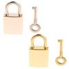 Mini Square Archaize Padlocks With For Key Metal For Wish Lock Jewelry Box Decorative Padlock For Boys, Girls, Students