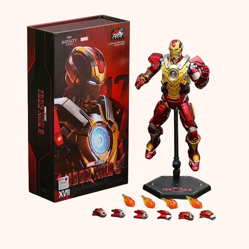 ZD Toys Залізна Людина Фігурка Марк 35 Червоний Снаппер Залізна Людина МК 24 МК 22 МК 47 Тоні Старк Фігурка Залізної Людини Екшн Колекційна Іграшка Подарунок
