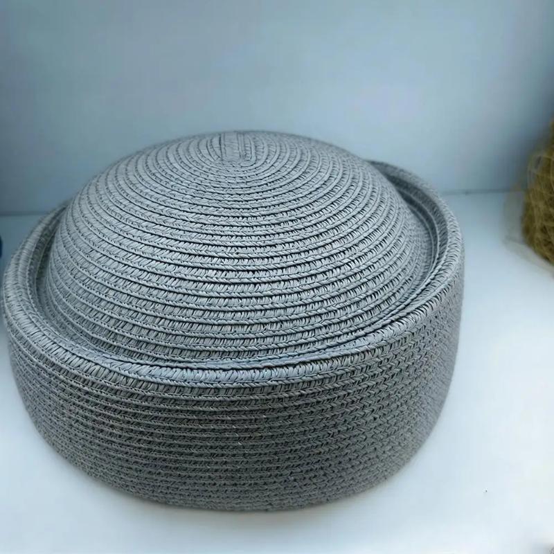 2026 Summer Beret Sun Hats Retro Artistic Painter Breathable Straw Hat Women Circle Concave Straw Sun Hats