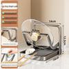 Multi-Layer Vertical Pot & Pan Lid Rack with Cutting Board Holder