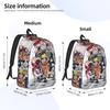 Fashion Naruto anime comic Backpack  Mochilas Kawaii Office Work Large Capacity Rucksack