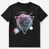 Paul Name Retro Vaporwave Aesthetic Art Style Tiger Unisex T-shirt Tops Tees Unisex