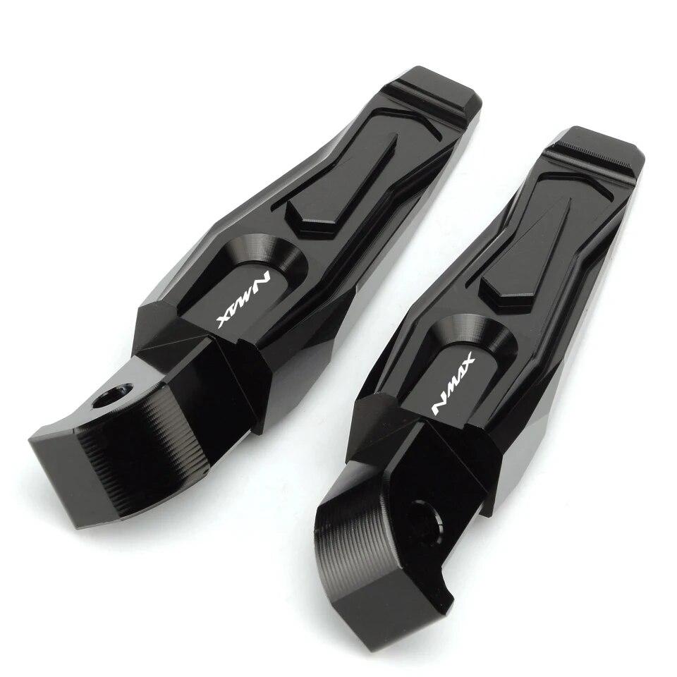 Moto Accessories CNC Rear Passenger Foot Rests Pegs Footrests For YAMAHA NMAX155 Nmax 155 125 2015 2016 2017 2018