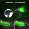Adjustable Solar Spotlight Solar Garden Light IP65 Solar Power Green Light For Yard Path Tree Decor Solar Light Outdoor