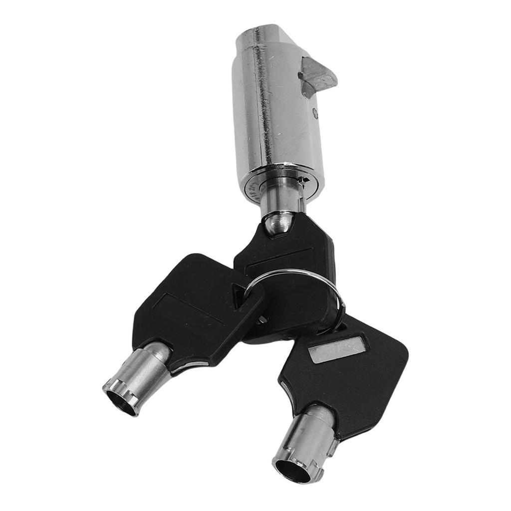 2 Pcs Vending Machine Lock Zinc Alloy Vending Machine Tubular Lock with 6 Keys for Snack Machines Industrial Cabinet