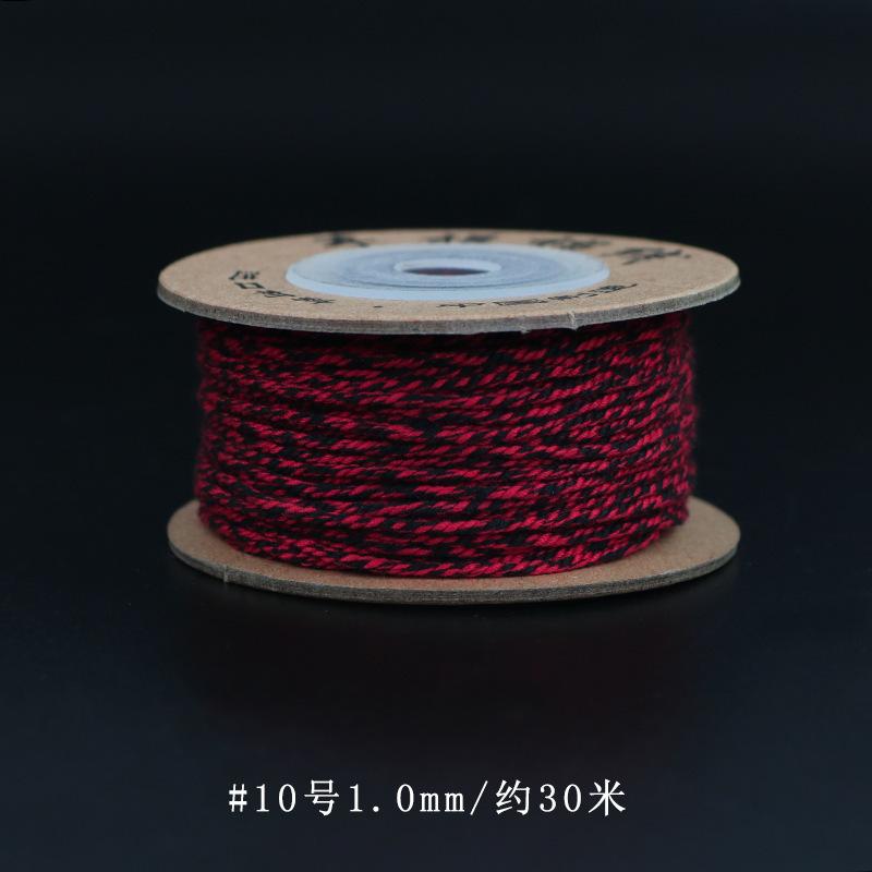 Filo di Cotone Tibetano Strofinato a Mano, Braccialetti Intrecciati a Mano, Stelle Luna, Perle Bodhi Buddha, Nappe, E Fili da Gioco