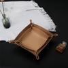 Trays Leather Personalized Desk Organizer Desktop Storage Box for Jewlery Key Cosmetics Glasses Headphone Wallet Office Home Use