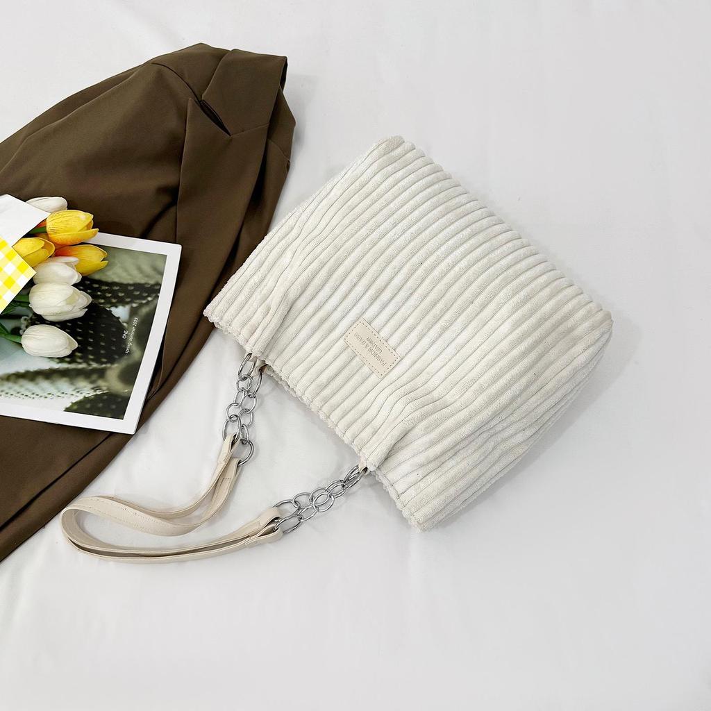 2025 Winter Modische Cord Große Kapazität Tragetasche & Umhängetasche